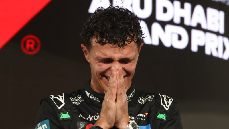 Noriss pēc F1 titula izcīnīšanas: "Tagad zinu, kā jūtas Verstapens"