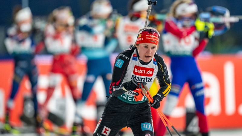 "Schalke 04" stadionā pēc desmit gadu pārtraukuma triumfē Vācijas biatlonisti