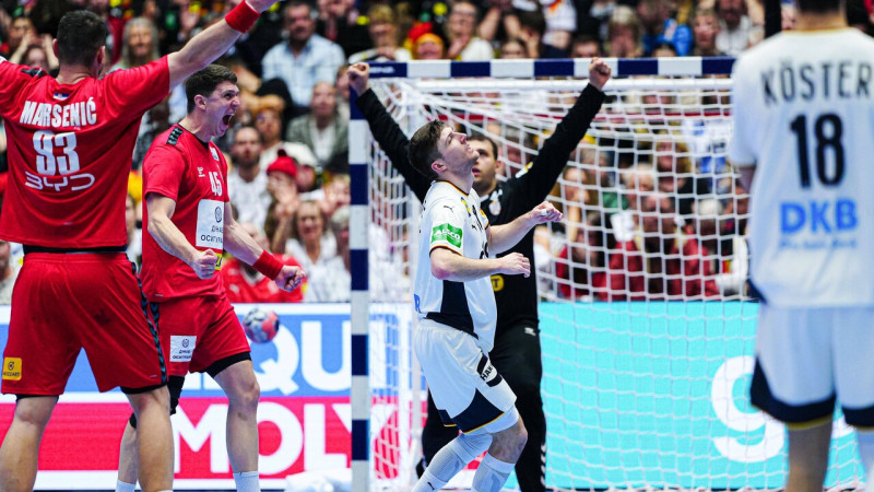 Serbu handbolisti sarūpē aukstu dušu vāciešiem