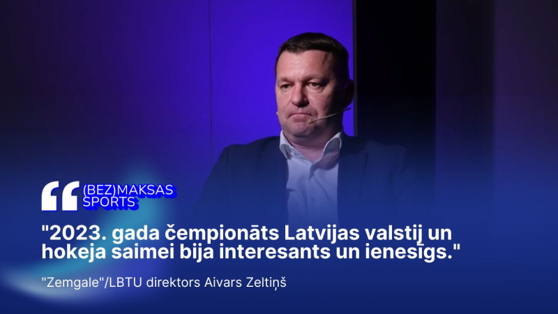 Zeltiņš: "Rīkot PČ hokejā - tā ir nevis naudas tērēšana, bet gan investīcija"