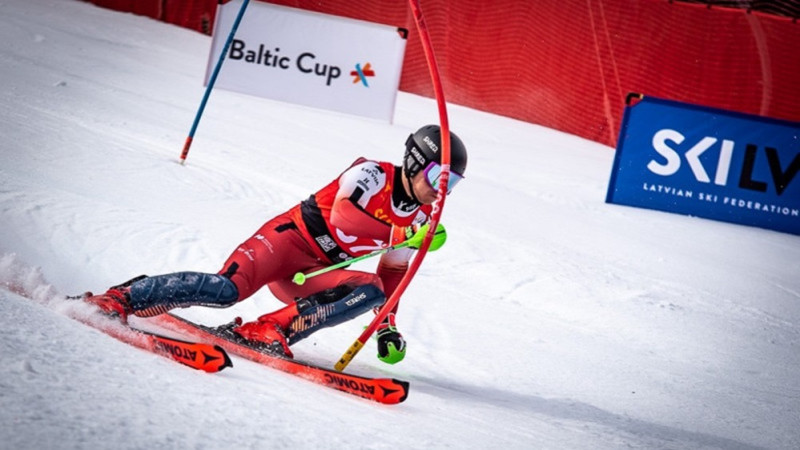 Baltijas kausa 2.posmā slalomā Igaunijā dominē latvieši