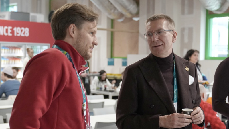 Kādas tēmas Freibergs cilāja sarunā ar Latvijas prezidentu Rinkēviču?