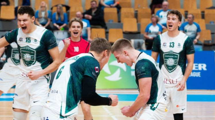"Robežsardze"/RSU izrāpjas no bezdibeņa, tomēr sāpīgi zaudē Baltijas finālspēlē