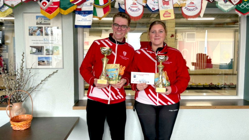 “WCT Latvian Mixed Doubles Curling Cup II” uzvar dāņu pāris