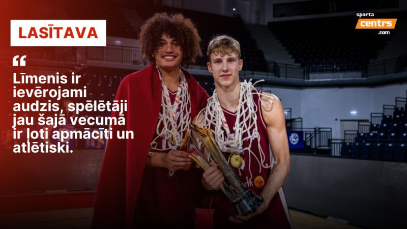 ″Sajūta, ka skatos U18 turnīru.″ Visockis-Rubenis vērtē jaunatnes izlašu vasaru
