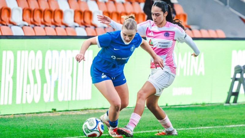 "Riga" futbolistes saglabā Latvijas kausu